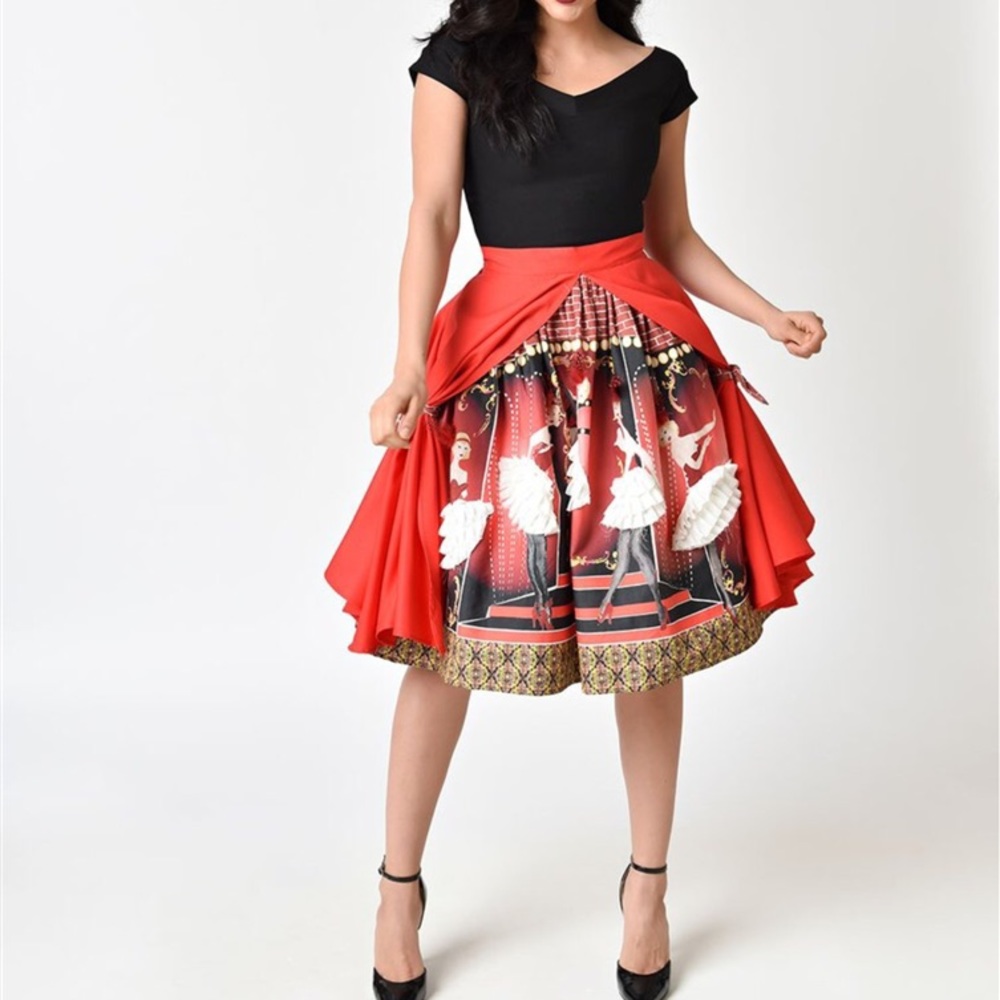 ISO Unique Vintage Moulin Rouge Skirt.